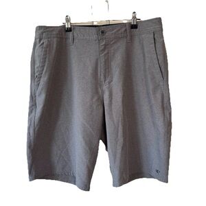 O'Neill TRVLR Loaded Hybrid Shorts Men's 34 Grey Heather Stretch Boardshorts